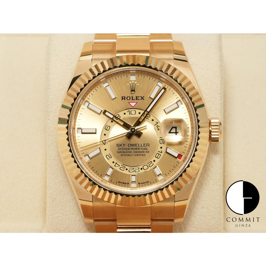 ロレックス スカイドゥエラー Ref.336938 イエローゴールド シャンパン文字盤 | スカイドゥエラー