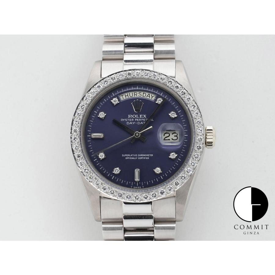 ロレックス デイデイト36 Ref.1804 ホワイトゴールド ブルー文字盤 | デイデイト