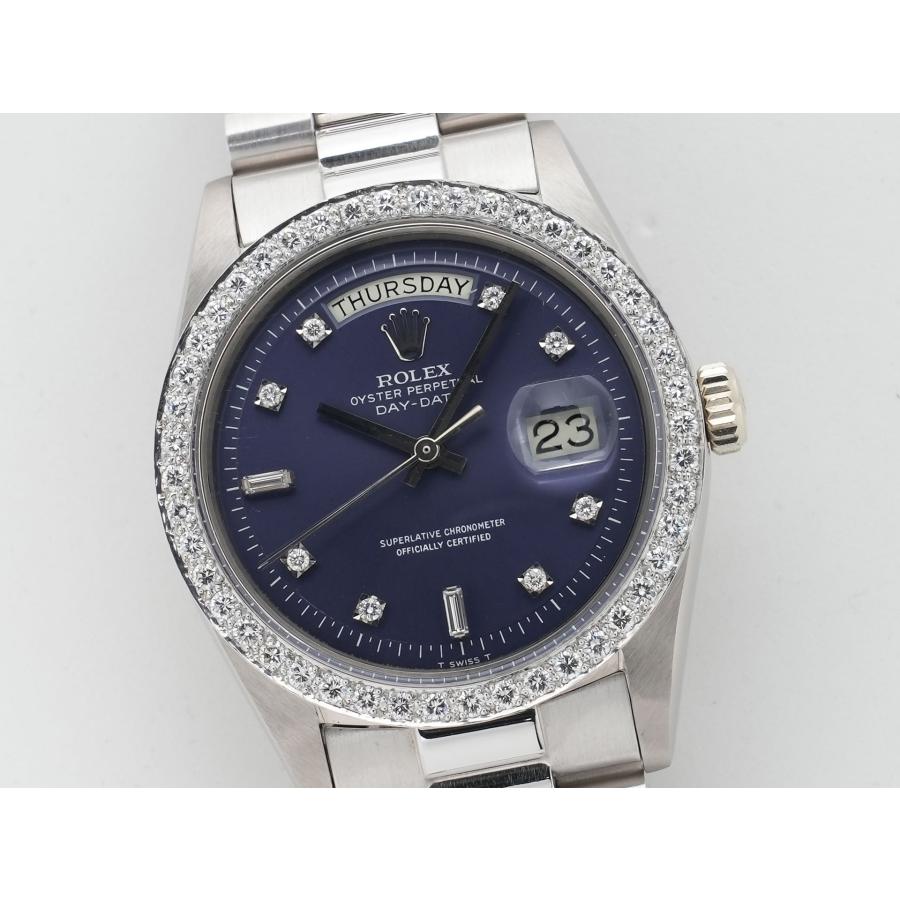 ロレックス デイデイト36 Ref.1804 ホワイトゴールド ブルー文字盤 | デイデイト | 02
