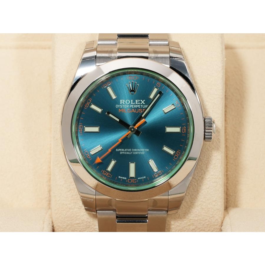 ロレックス ミルガウス Ref.116400GV ステンレススチール Zブルー文字盤 | ミルガウス | 01