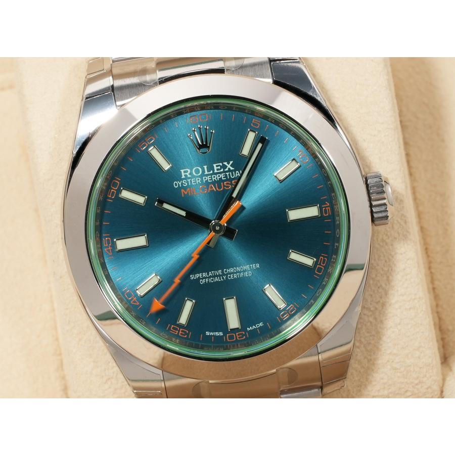 ロレックス ミルガウス Ref.116400GV ステンレススチール Zブルー文字盤 | ミルガウス | 02