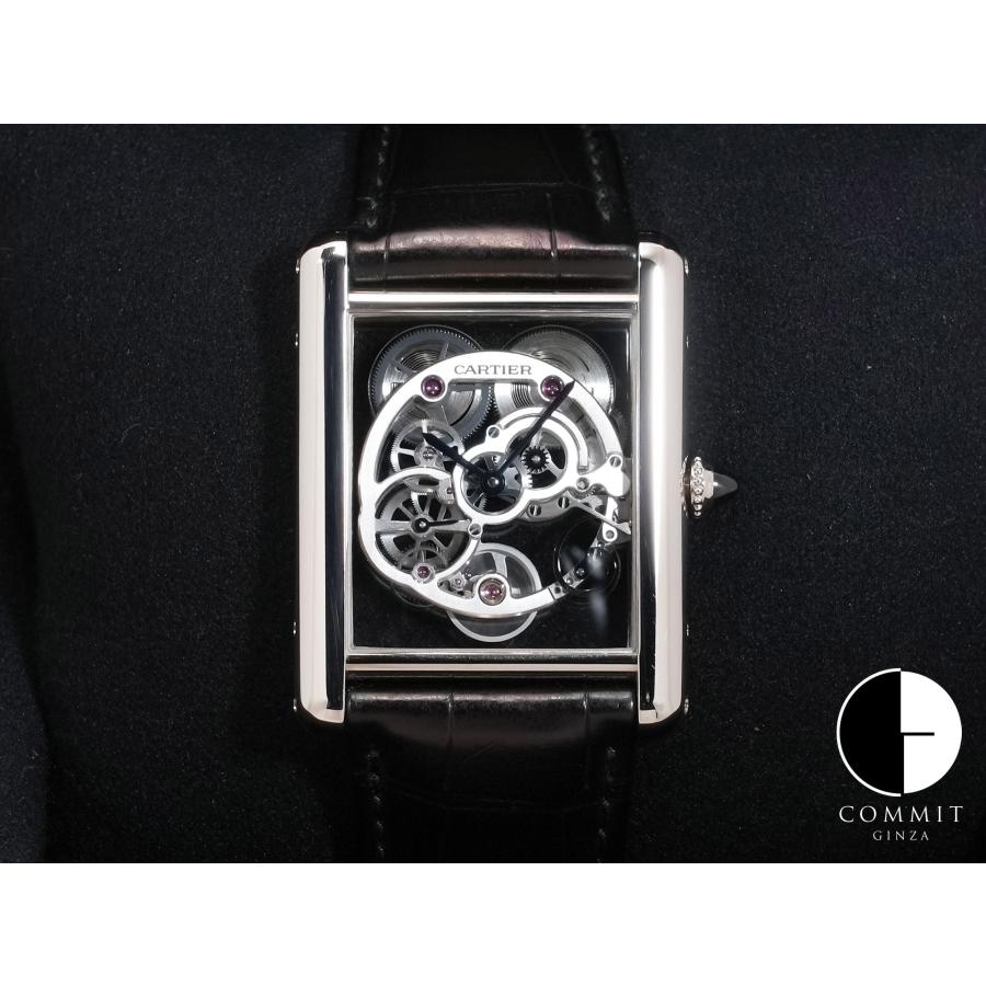 カルティエ タンク ルイ カルティエ Ref.W5310012 18KWG スケルトン文字盤 | Cartier