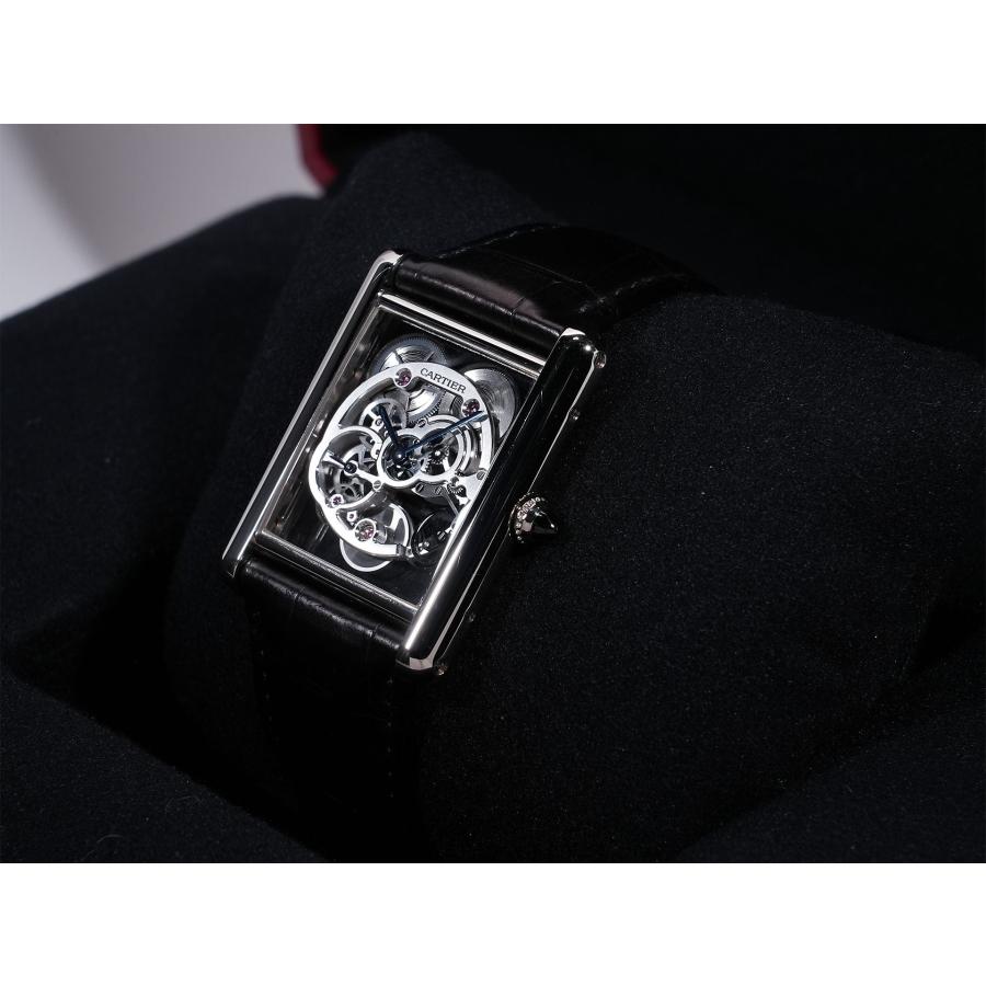 カルティエ タンク ルイ カルティエ Ref.W5310012 18KWG スケルトン文字盤 | Cartier | 03