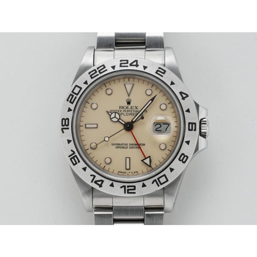ロレックス エクスプローラーII Ref.16550 ステンレススチール アイボリー文字盤 オイスターブレスレット | エクスプローラーII | 01
