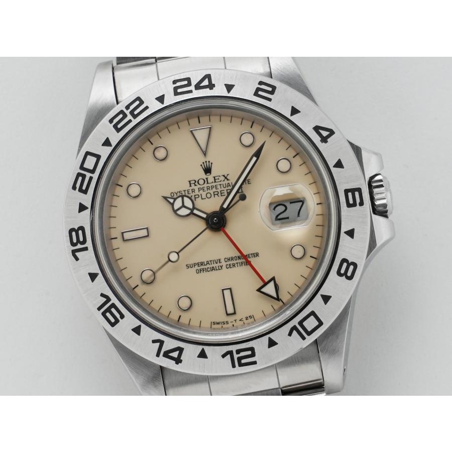 ロレックス エクスプローラーII Ref.16550 ステンレススチール アイボリー文字盤 オイスターブレスレット | エクスプローラーII | 02