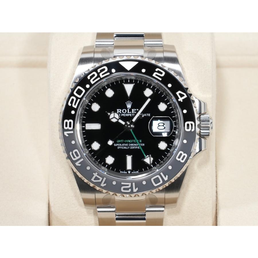 ロレックス GMTマスターII Ref.126710GRNR SS ブラック文字盤 オイスターブレスレット | GMTマスター | 01