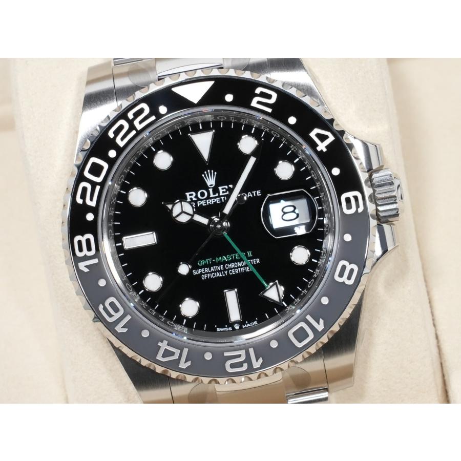 ロレックス GMTマスターII Ref.126710GRNR SS ブラック文字盤 オイスターブレスレット | GMTマスター | 02