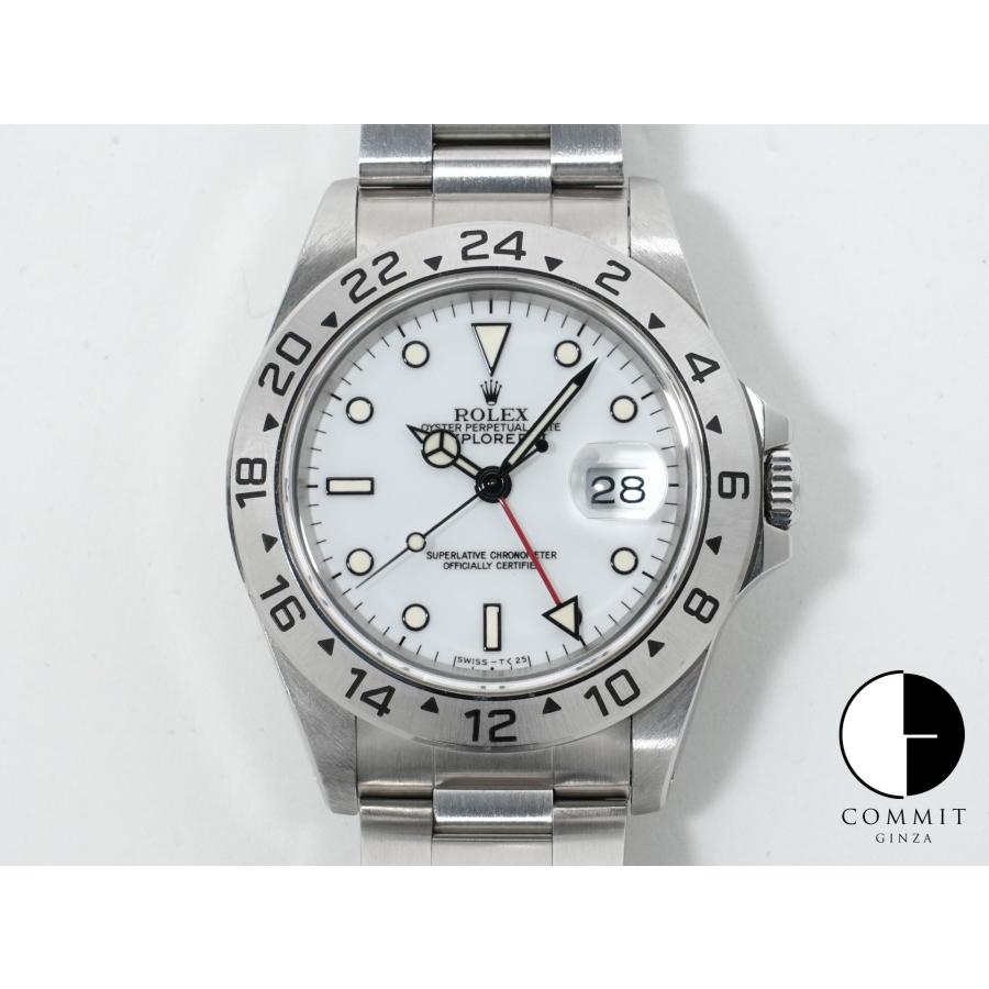 ロレックス エクスプローラーII Ref.16570 ステンレススチール ホワイト文字盤 オイスターブレスレット | エクスプローラーII