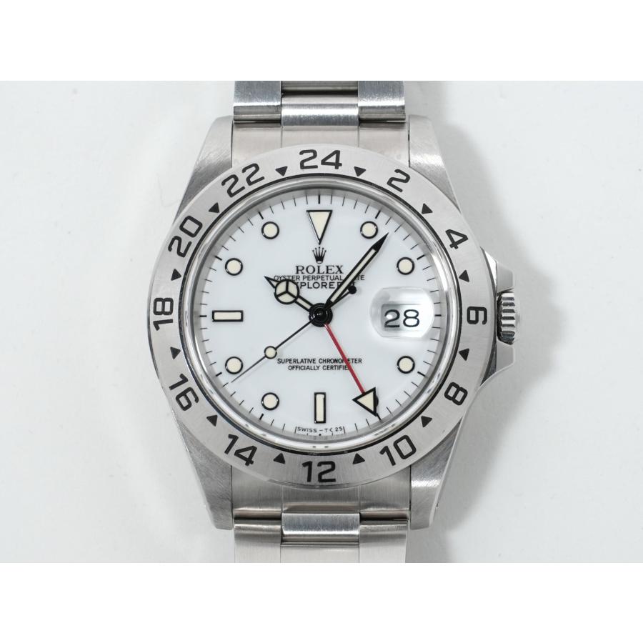 ロレックス エクスプローラーII Ref.16570 ステンレススチール ホワイト文字盤 オイスターブレスレット | エクスプローラーII | 01
