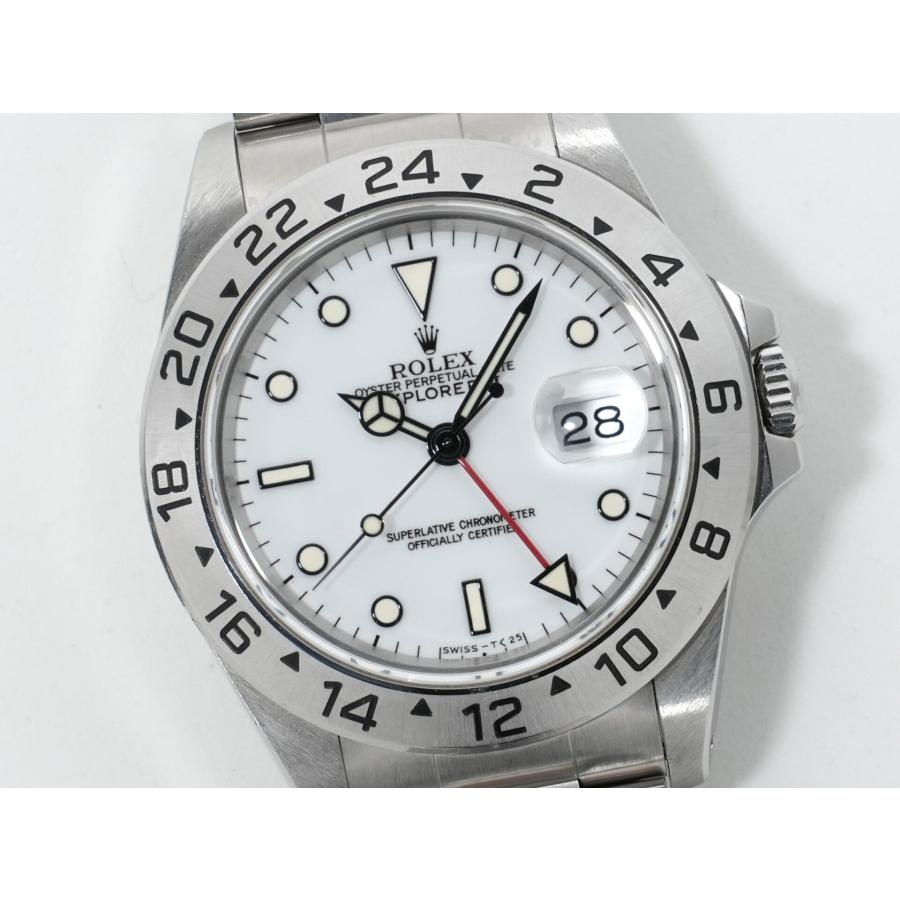 ロレックス エクスプローラーII Ref.16570 ステンレススチール ホワイト文字盤 オイスターブレスレット | エクスプローラーII | 02
