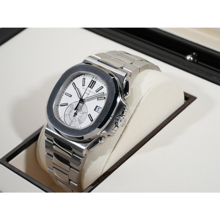 パテックフィリップ ノーチラス クロノグラフ Ref.5980/1A-019 SS ホワイト文字盤 | ノーチラス | 03