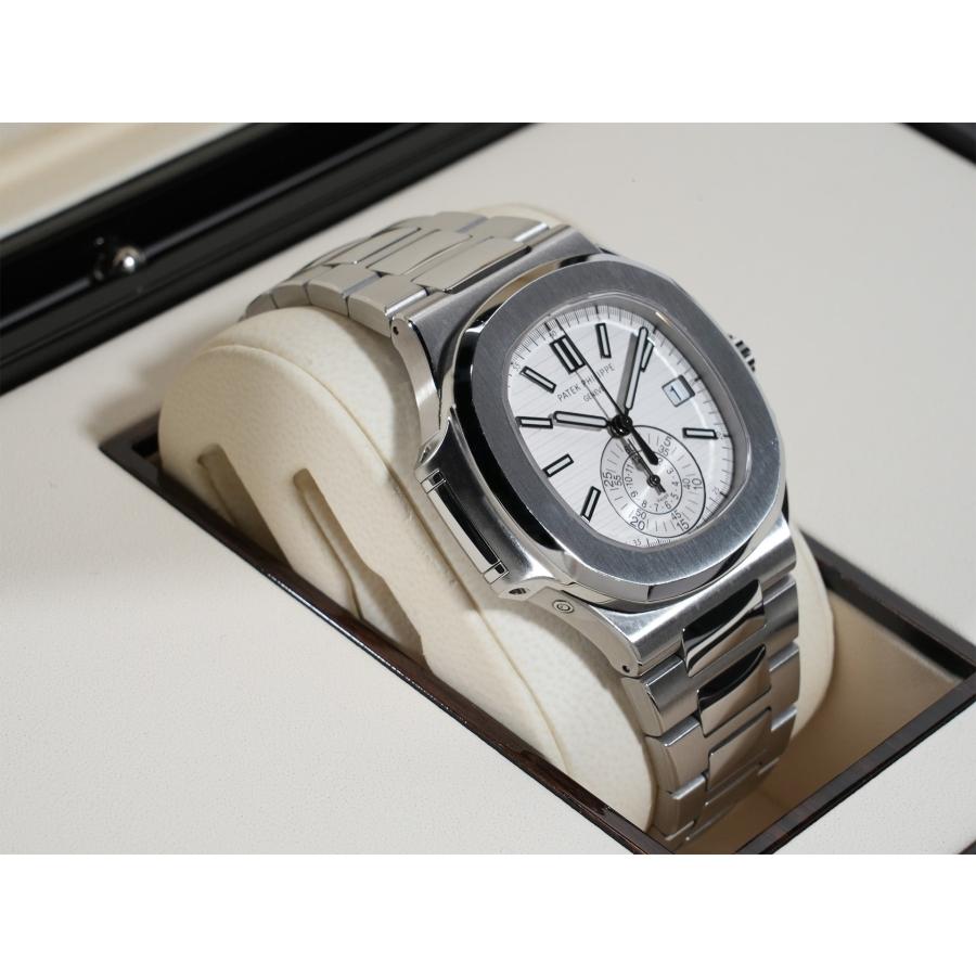 パテックフィリップ ノーチラス クロノグラフ Ref.5980/1A-019 SS ホワイト文字盤 | ノーチラス | 04