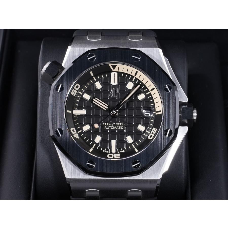オーデマピゲ ロイヤルオーク オフショア ダイバー Ref.15720CN.OO.A002CA.01 18KWG ブラック文字盤 | AUDEMARS PIGUET | 01