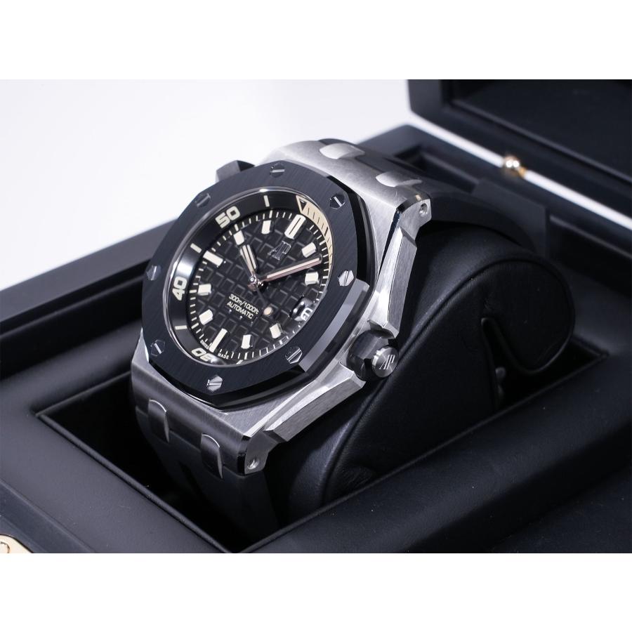 オーデマピゲ ロイヤルオーク オフショア ダイバー Ref.15720CN.OO.A002CA.01 18KWG ブラック文字盤 | AUDEMARS PIGUET | 03