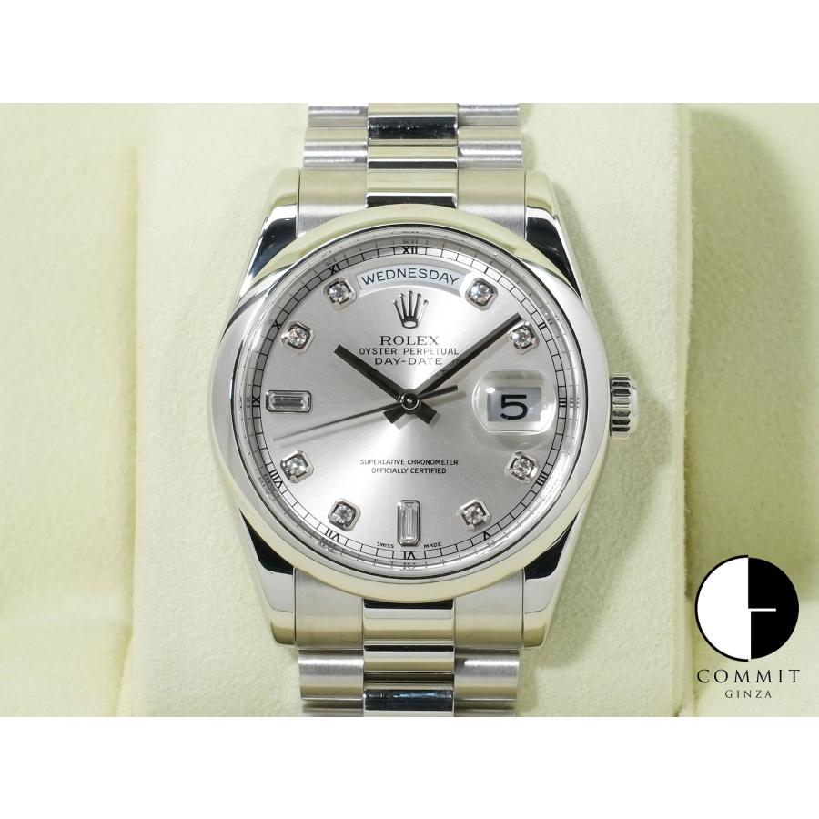 ロレックス デイデイト36 Ref.118206A プラチナ グレー文字盤 | デイデイト