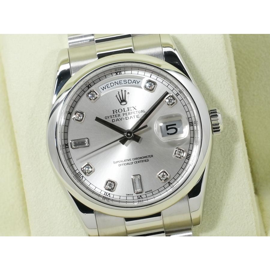 ロレックス デイデイト36 Ref.118206A プラチナ グレー文字盤 | デイデイト | 02