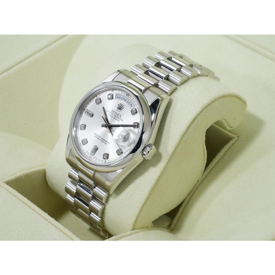 ロレックス デイデイト36 Ref.118206A プラチナ グレー文字盤 | デイデイト | 03
