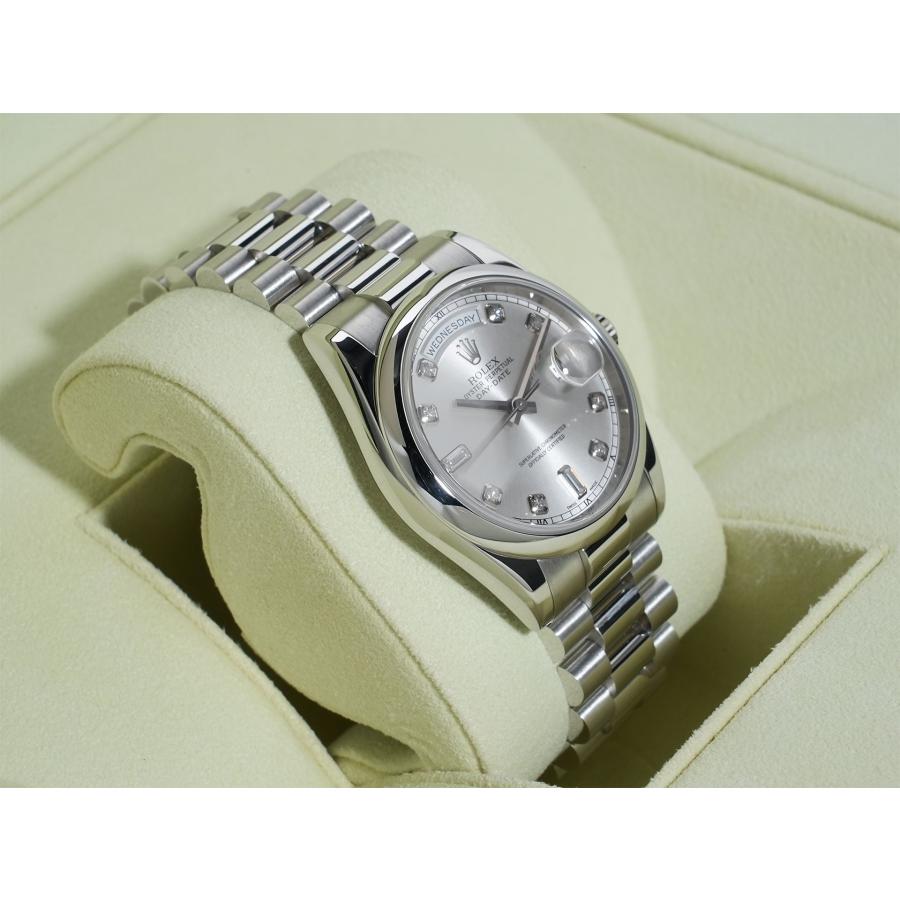 ロレックス デイデイト36 Ref.118206A プラチナ グレー文字盤 | デイデイト | 04