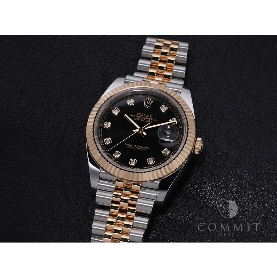 ロレックス デイトジャスト41 Ref.126333G ステンレススチール/イエローゴールド ブライトブラック10Pダイヤ文字盤 | デイトジャスト | 10