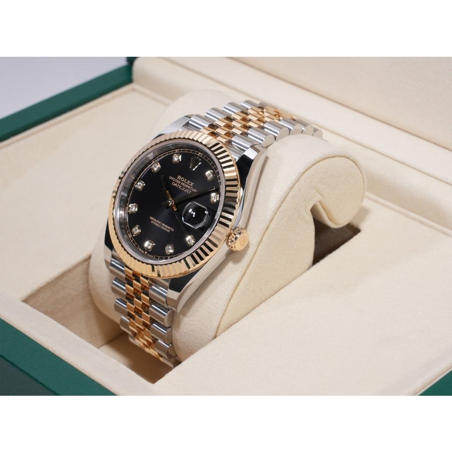 ロレックス デイトジャスト41 Ref.126333G ステンレススチール/イエローゴールド ブライトブラック10Pダイヤ文字盤 | デイトジャスト | 03