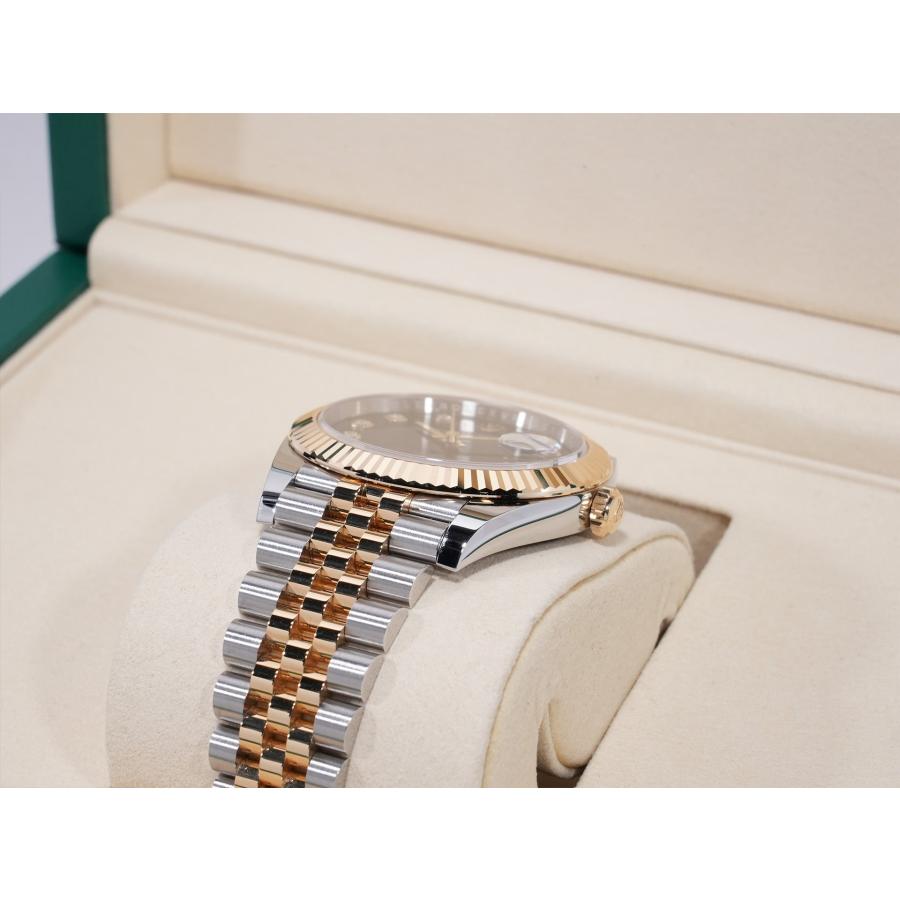 ロレックス デイトジャスト41 Ref.126333G ステンレススチール/イエローゴールド ブライトブラック10Pダイヤ文字盤 | デイトジャスト | 05