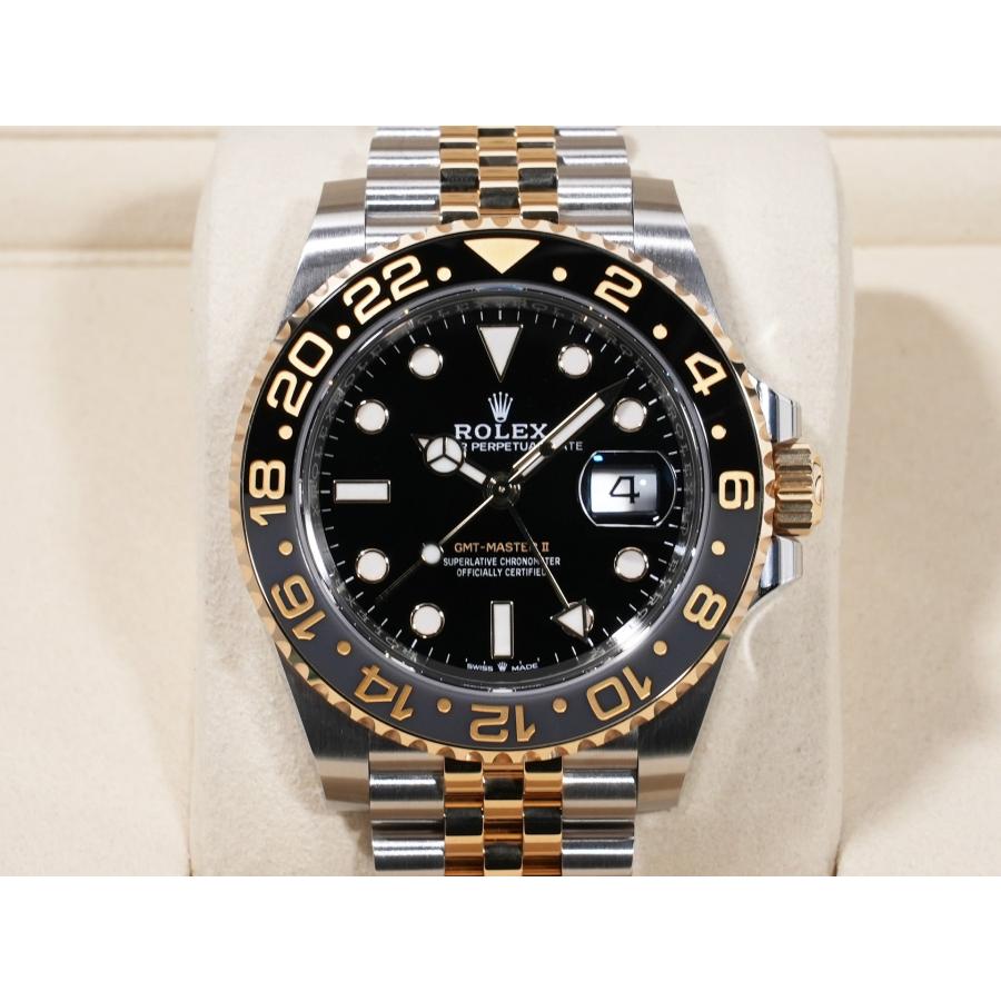 ロレックス GMTマスターII Ref.126713GRNR ステンレススチール/イエローゴールド ブラック文字盤 ジュビリーブレスレット | GMTマスター | 01