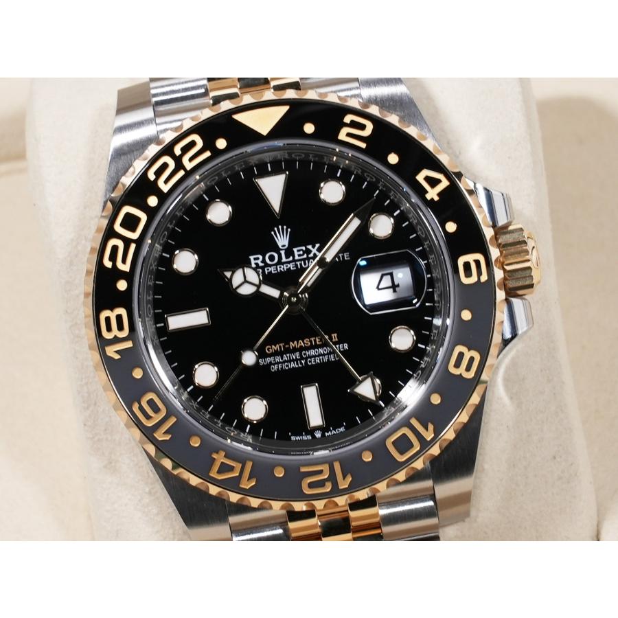 ロレックス GMTマスターII Ref.126713GRNR ステンレススチール/イエローゴールド ブラック文字盤 ジュビリーブレスレット | GMTマスター | 02