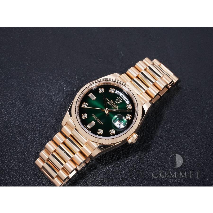 ロレックス デイデイト36 Ref.128238A 18KYG グリーンオンブレ文字盤 | デイデイト | 10