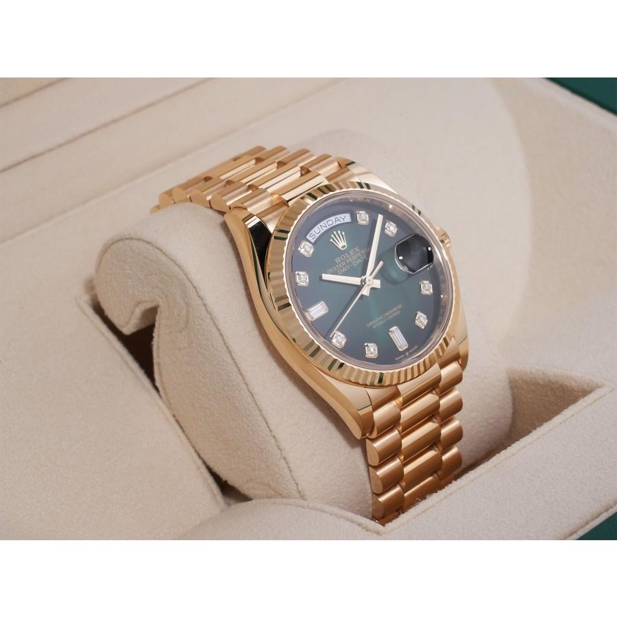 ロレックス デイデイト36 Ref.128238A 18KYG グリーンオンブレ文字盤 | デイデイト | 04
