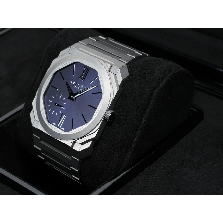 ブルガリ オクト フィニッシモ Ref.103766 チタン ブルー文字盤 | BVLGARI | 03