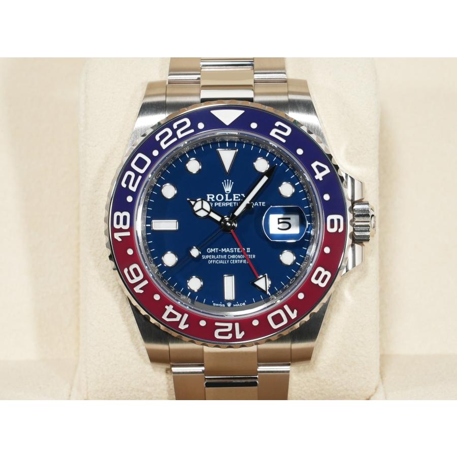 ロレックス GMTマスターII Ref.126719BLRO ホワイトゴールド ミッドナイトブルー文字盤 オイスターブレスレット | GMTマスター | 01