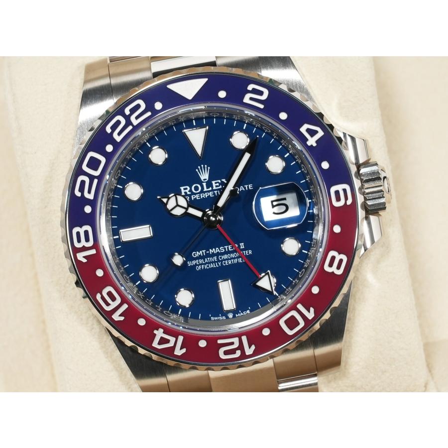 ロレックス GMTマスターII Ref.126719BLRO ホワイトゴールド ミッドナイトブルー文字盤 オイスターブレスレット | GMTマスター | 02