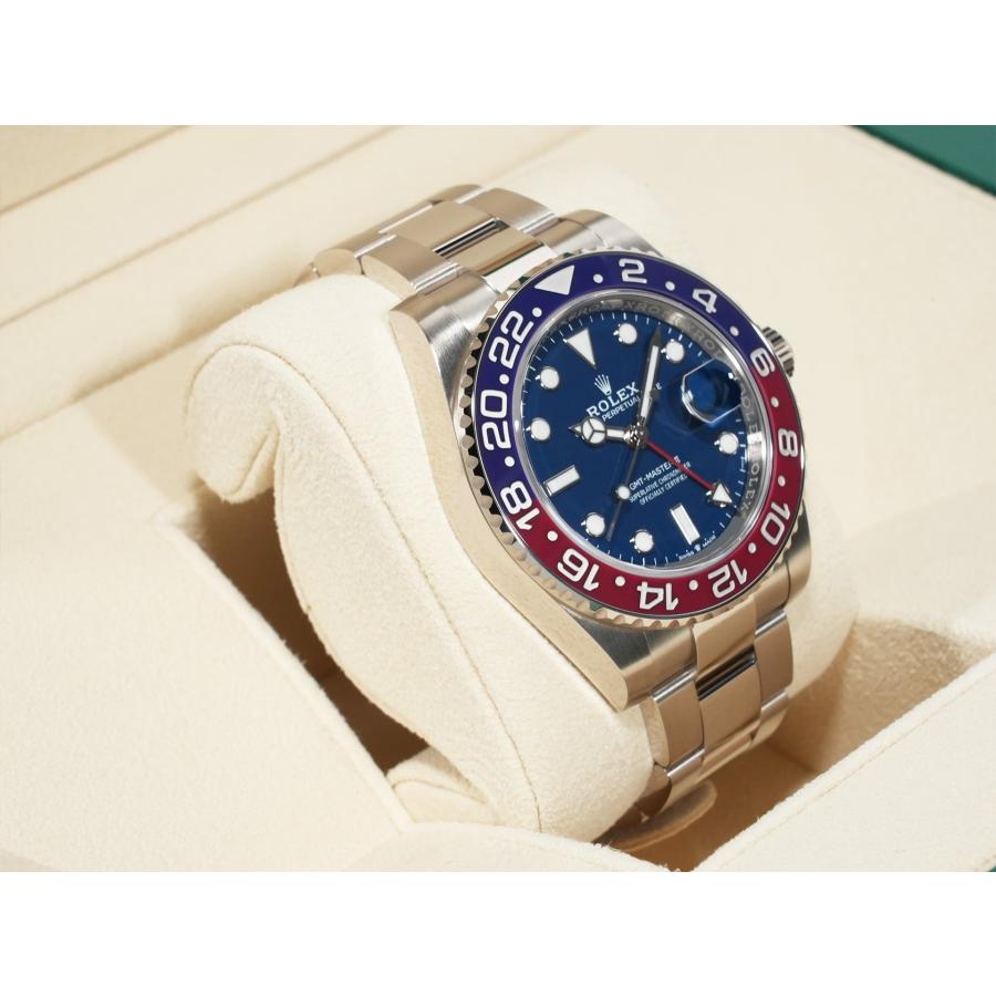 ロレックス GMTマスターII Ref.126719BLRO ホワイトゴールド ミッドナイトブルー文字盤 オイスターブレスレット | GMTマスター | 04