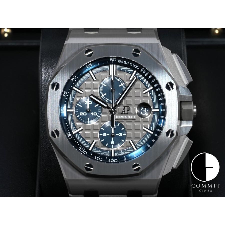オーデマピゲ ロイヤルオーク オフショア クロノグラフ Ref.26405CG.OO.A004CA.01 セラミック グレーxブルー文字盤 | AUDEMARS PIGUET