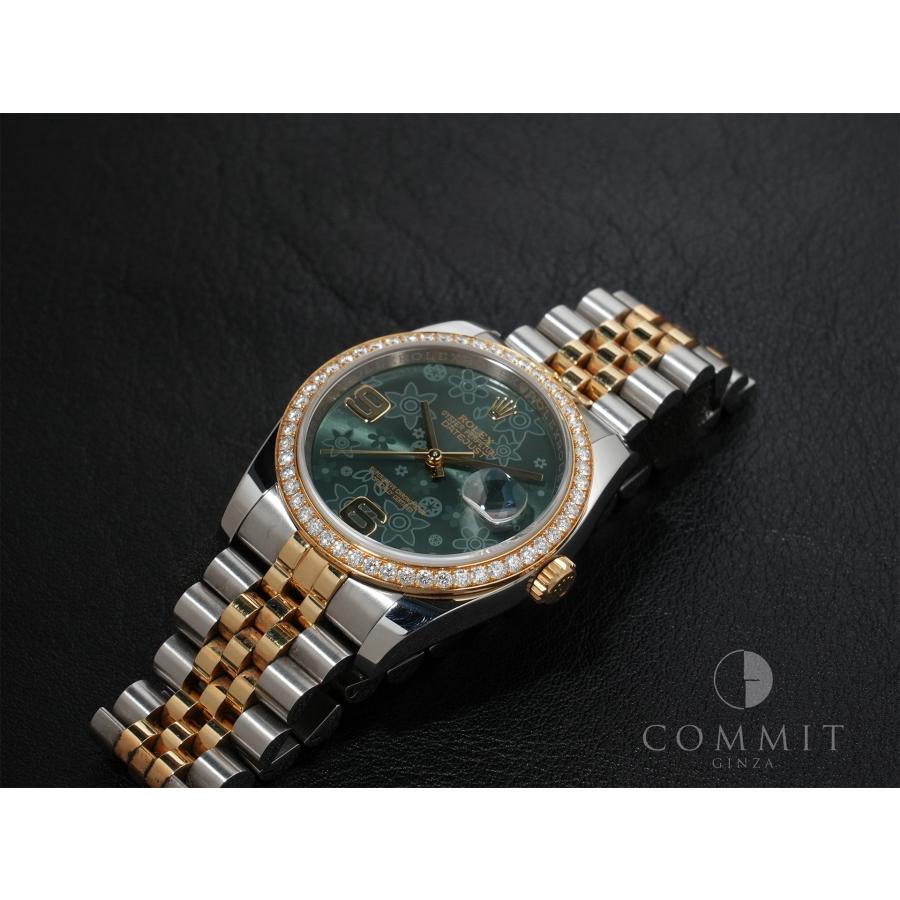 ロレックス デイトジャスト Ref.116243 SS/YG グリーンフラワー文字盤 | デイトジャスト | 11