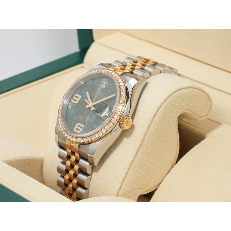 ロレックス デイトジャスト Ref.116243 SS/YG グリーンフラワー文字盤 | デイトジャスト | 03