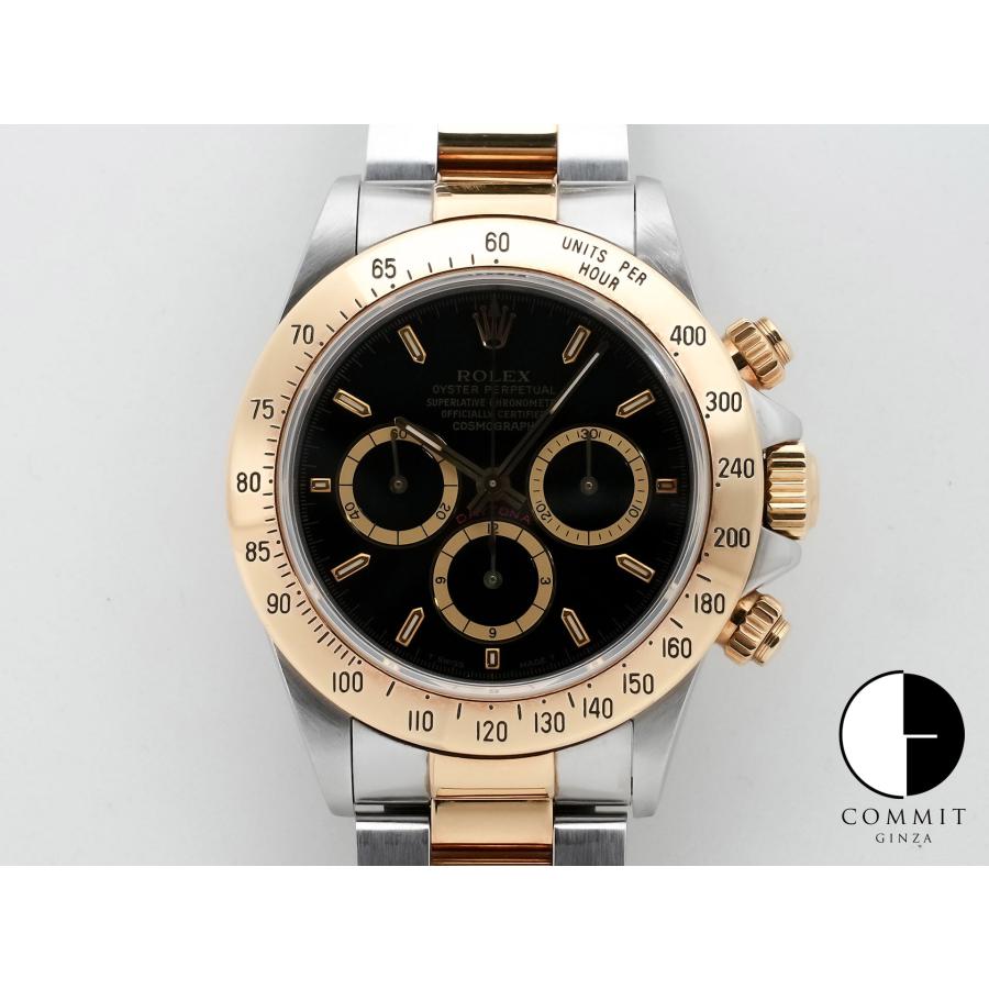ロレックス デイトナ エルプリメロ Ref.16523 ステンレススチール/イエローゴールド ブラック文字盤 | コスモグラフ デイトナ