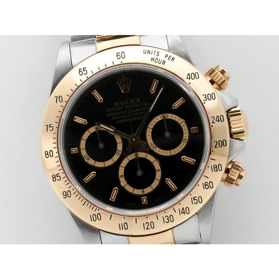 ロレックス デイトナ エルプリメロ Ref.16523 ステンレススチール/イエローゴールド ブラック文字盤 | コスモグラフ デイトナ | 02