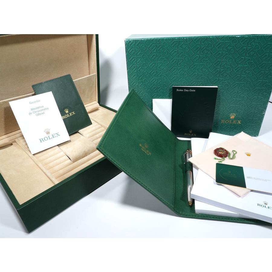 ロレックス デイデイト36 Ref.118206A プラチナ マザーオブパールx10Pダイヤ文字盤 | デイデイト | 09