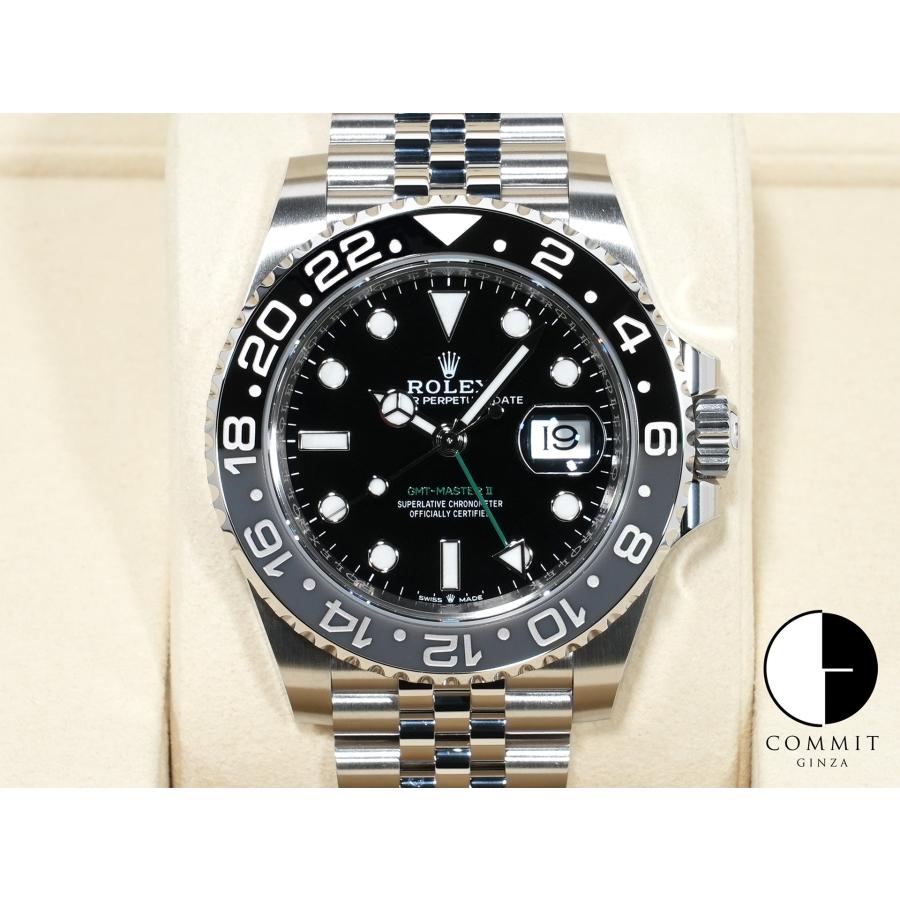 ロレックス GMTマスターII Ref.126710GRNR ステンレススチール ブラック文字盤 ジュビリーブレスレット | GMTマスター