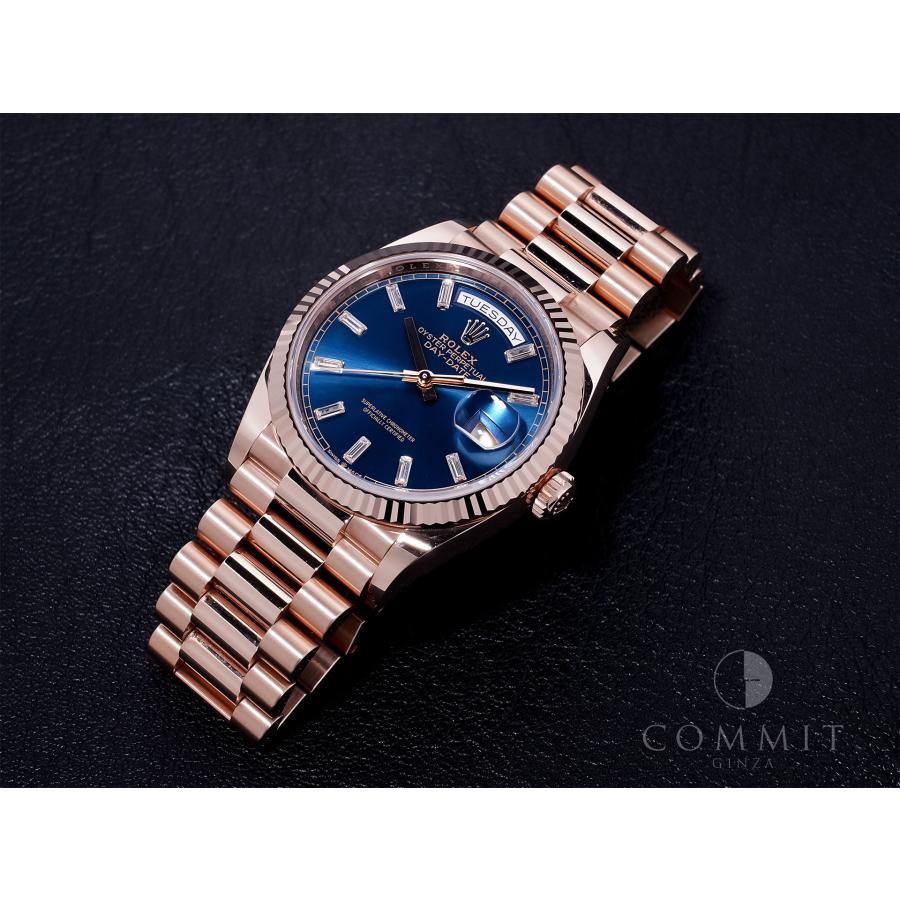 ロレックス デイデイト36 Ref.128235 エバーローズゴールド ブルーグリーン文字盤 | デイデイト | 10