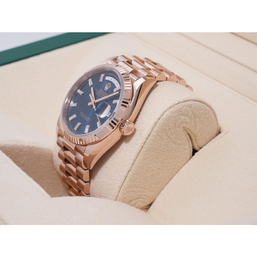 ロレックス デイデイト36 Ref.128235 エバーローズゴールド ブルーグリーン文字盤 | デイデイト | 03