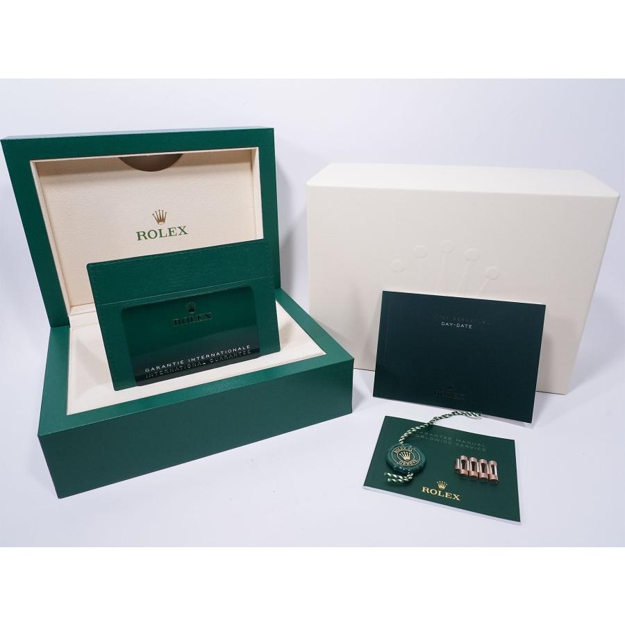 ロレックス デイデイト36 Ref.128235 エバーローズゴールド ブルーグリーン文字盤 | デイデイト | 09