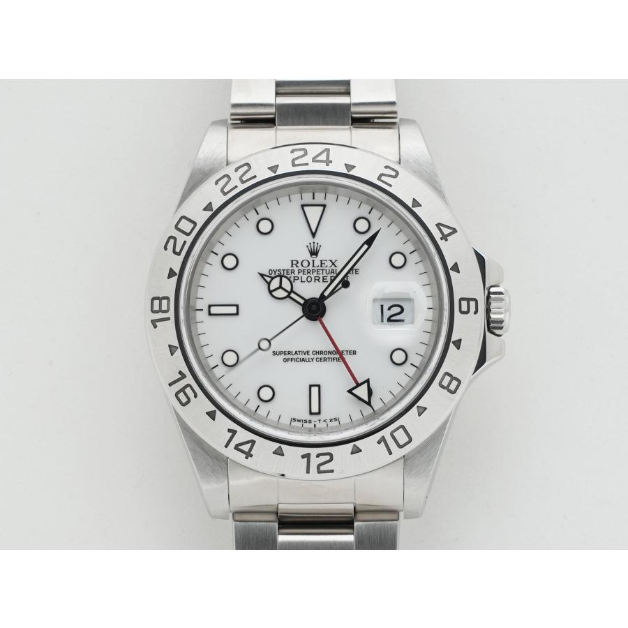 ロレックス エクスプローラーII Ref.16570 ステンレススチール ホワイト文字盤 オイスターブレスレット | エクスプローラーII | 01