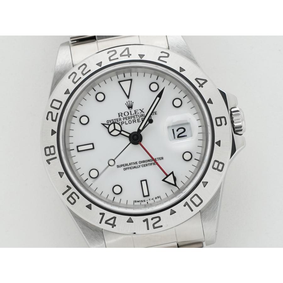 ロレックス エクスプローラーII Ref.16570 ステンレススチール ホワイト文字盤 オイスターブレスレット | エクスプローラーII | 02