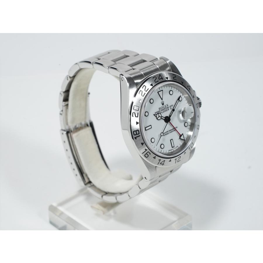 ロレックス エクスプローラーII Ref.16570 ステンレススチール ホワイト文字盤 オイスターブレスレット | エクスプローラーII | 04