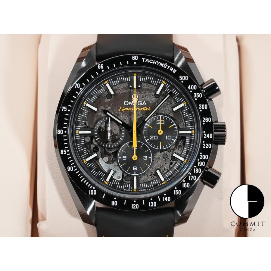 オメガ スピードマスター ダーク サイド オブ ザ ムー?ン Ref.310.92.44.50.01.001 ブラックセラミック スケルトン文字盤 | OMEGA