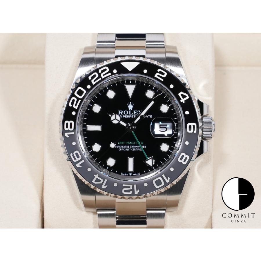 ロレックス GMTマスターII Ref.126710GRNR SS ブラック文字盤 オイスターブレスレット | GMTマスター