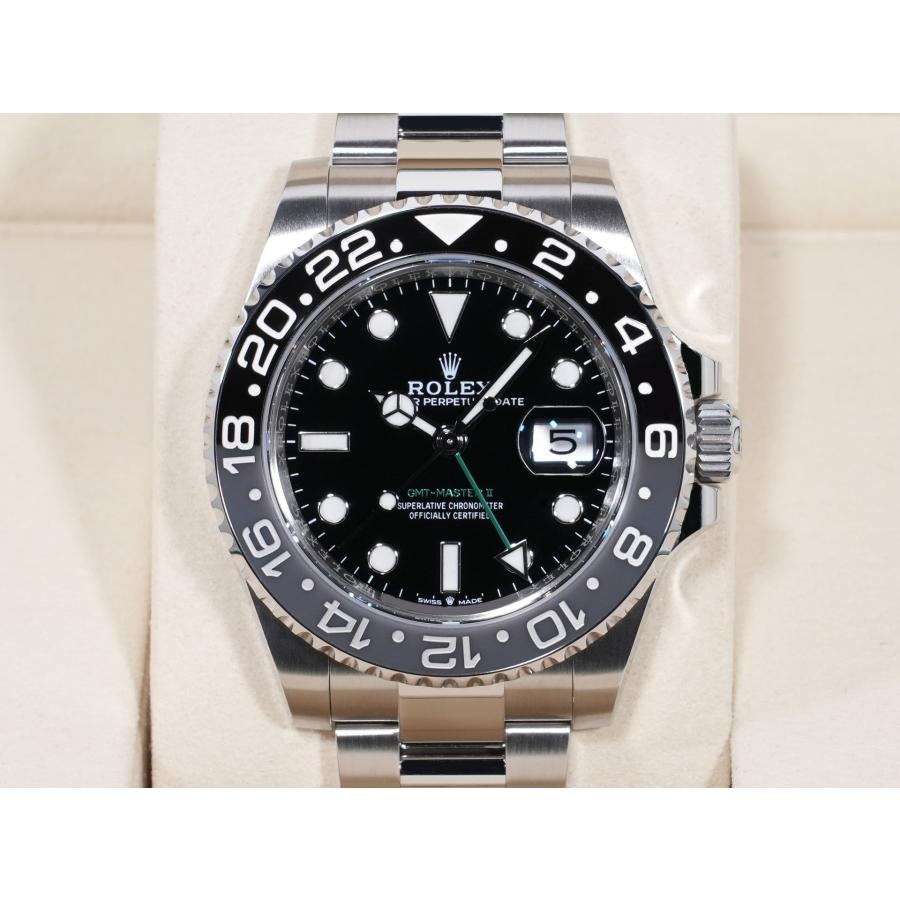 ロレックス GMTマスターII Ref.126710GRNR SS ブラック文字盤 オイスターブレスレット | GMTマスター | 01