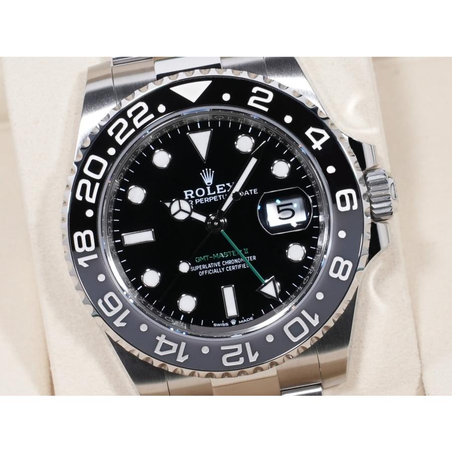 ロレックス GMTマスターII Ref.126710GRNR SS ブラック文字盤 オイスターブレスレット | GMTマスター | 02
